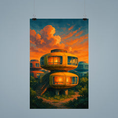 Sanzhi UFO Houses Taiwan poster 9