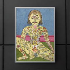 Sapta Chakra Kundalini yoga print, 1899 poster 5
