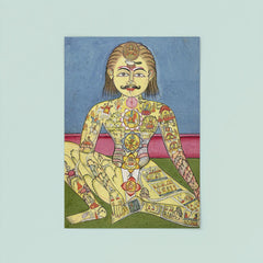 Sapta Chakra Kundalini yoga print, 1899 poster 8