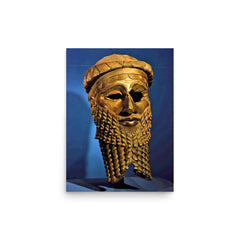 Sargon of Akkad poster on a plain backdrop in size 12"x16".