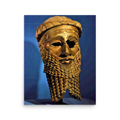 Sargon of Akkad poster on a plain backdrop in size 16"x20".