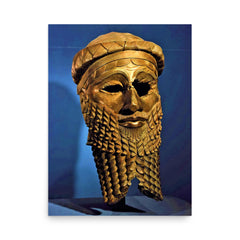 Sargon of Akkad poster on a plain backdrop in size 18"x24".