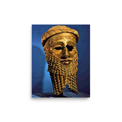 Sargon of Akkad poster on a plain backdrop in size 8"x10".