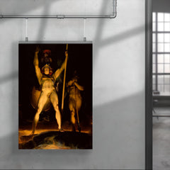 Satan Summoning His Legions by Thomas Lawrence, 1797 poster 4