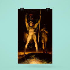 Satan Summoning His Legions by Thomas Lawrence, 1797 poster 6