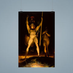Satan Summoning His Legions by Thomas Lawrence, 1797 poster 9