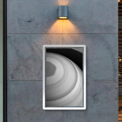 Saturns north-pole hexagon storm  Hubble 2020 poster 2