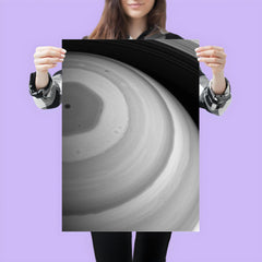 Saturns north-pole hexagon storm  Hubble 2020 poster 3