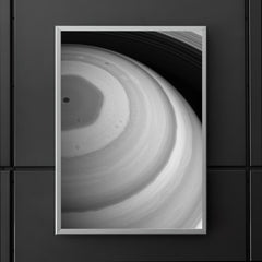 Saturns north-pole hexagon storm  Hubble 2020 poster 5