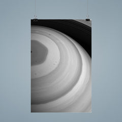 Saturns north-pole hexagon storm  Hubble 2020 poster 9