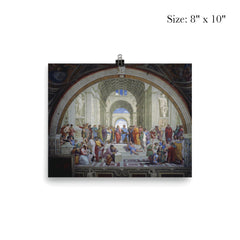 School of Athens by Raphael poster 4