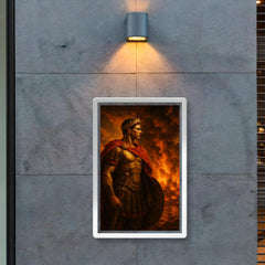 Scipio Africanus before burning Carthaginian horizon poster 2
