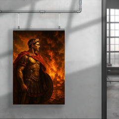 Scipio Africanus before burning Carthaginian horizon poster 4