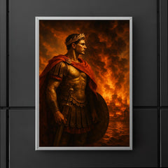 Scipio Africanus before burning Carthaginian horizon poster 5