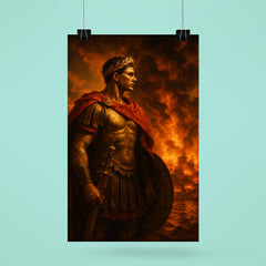 Scipio Africanus before burning Carthaginian horizon poster 6