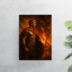 Scipio Africanus before burning Carthaginian horizon poster 7