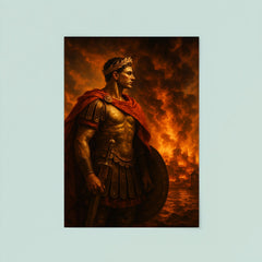 Scipio Africanus before burning Carthaginian horizon poster 8