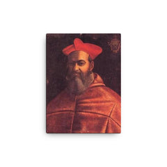 Scipione Rebiba canvas print on a plain backdrop in size 12"x16".