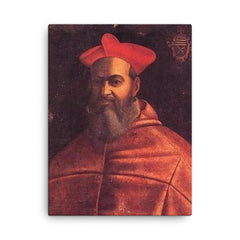 Scipione Rebiba canvas print on a plain backdrop in size 18"x24".