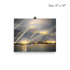 Searchlights and Anti-Aircraft Guns Over Gibraltar, November 20, 1942 poster 4