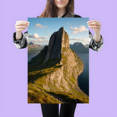 Segla Peak Senja Norway poster 3