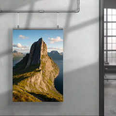 Segla Peak Senja Norway poster 4