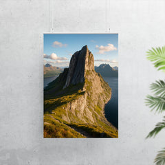 Segla Peak Senja Norway poster 7