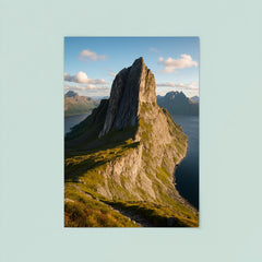 Segla Peak Senja Norway poster 8