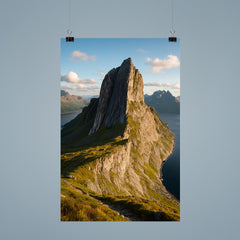 Segla Peak Senja Norway poster 9