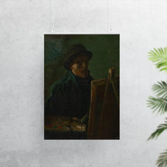 Self-Portrait as a Painter by Vincent van Gogh, 1886 poster 7