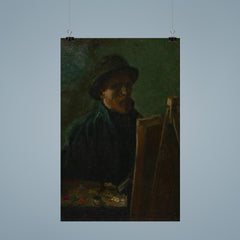 Self-Portrait as a Painter by Vincent van Gogh, 1886 poster 9