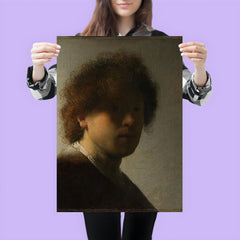 Self-portrait by Rembrandt van Rijn, c. 1628 poster 3