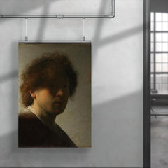 Self-portrait by Rembrandt van Rijn, c. 1628 poster 4