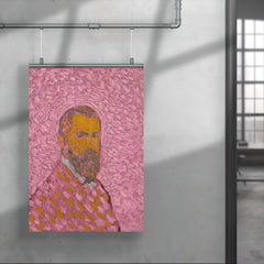 Self-Portrait in Rose by Cuno Amiet poster 4