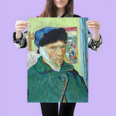 Self-Portrait with Bandaged Ear by Vincent van Gogh, 1889 poster 3