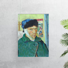 Self-Portrait with Bandaged Ear by Vincent van Gogh, 1889 poster 7