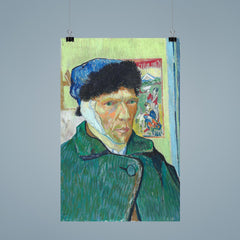 Self-Portrait with Bandaged Ear by Vincent van Gogh, 1889 poster 9
