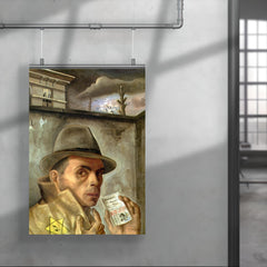 Self-Portrait with Jewish Identity Card by Felix Nussbaum, 1943 poster 4