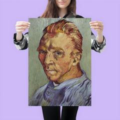 Self-Portrait with Straw Hat  Van Gogh 1887 poster 3