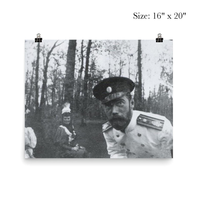 Selfie of Emperor Nicholas II poster 2