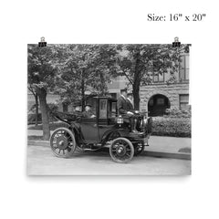 Senator Wetmore of Rhode Island in a Krieger Electric Carriage, circa 1906 poster 2