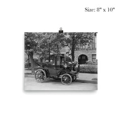 Senator Wetmore of Rhode Island in a Krieger Electric Carriage, circa 1906 poster 4