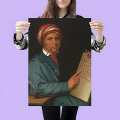 Sequoyah official portrait by Henry Inman poster 3