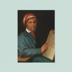 Sequoyah official portrait by Henry Inman poster 8