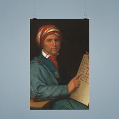 Sequoyah official portrait by Henry Inman poster 9