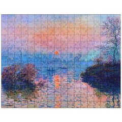 Setting Sun on the Seine by Claude Monet jigsaw puzzle