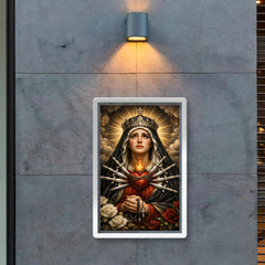 Seven sorrows Mater Dolorosa with silver blades poster 2
