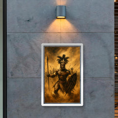 Shaka Zulu in bullhorn formation duststorm poster 2