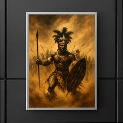 Shaka Zulu in bullhorn formation duststorm poster 5