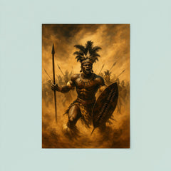 Shaka Zulu in bullhorn formation duststorm poster 8